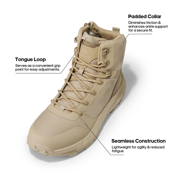 [Metrostrike] Men's Lightweight Military Tactical Boots - SAND - 1
